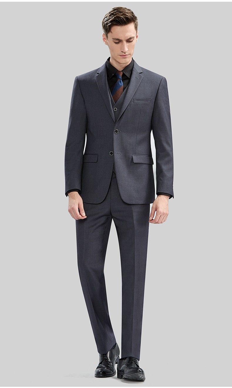 英倫商務修身西裝定做