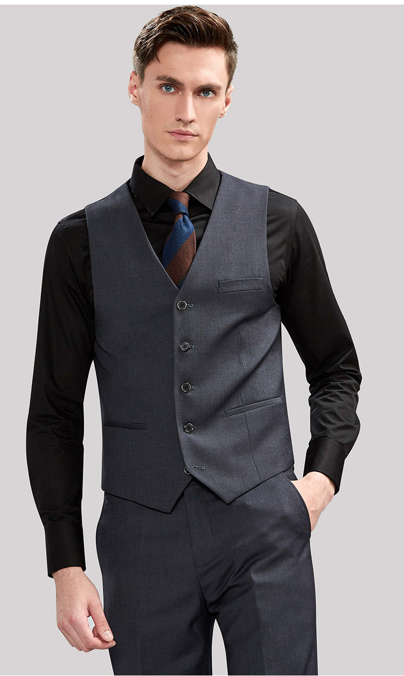 英倫商務修身西裝定做