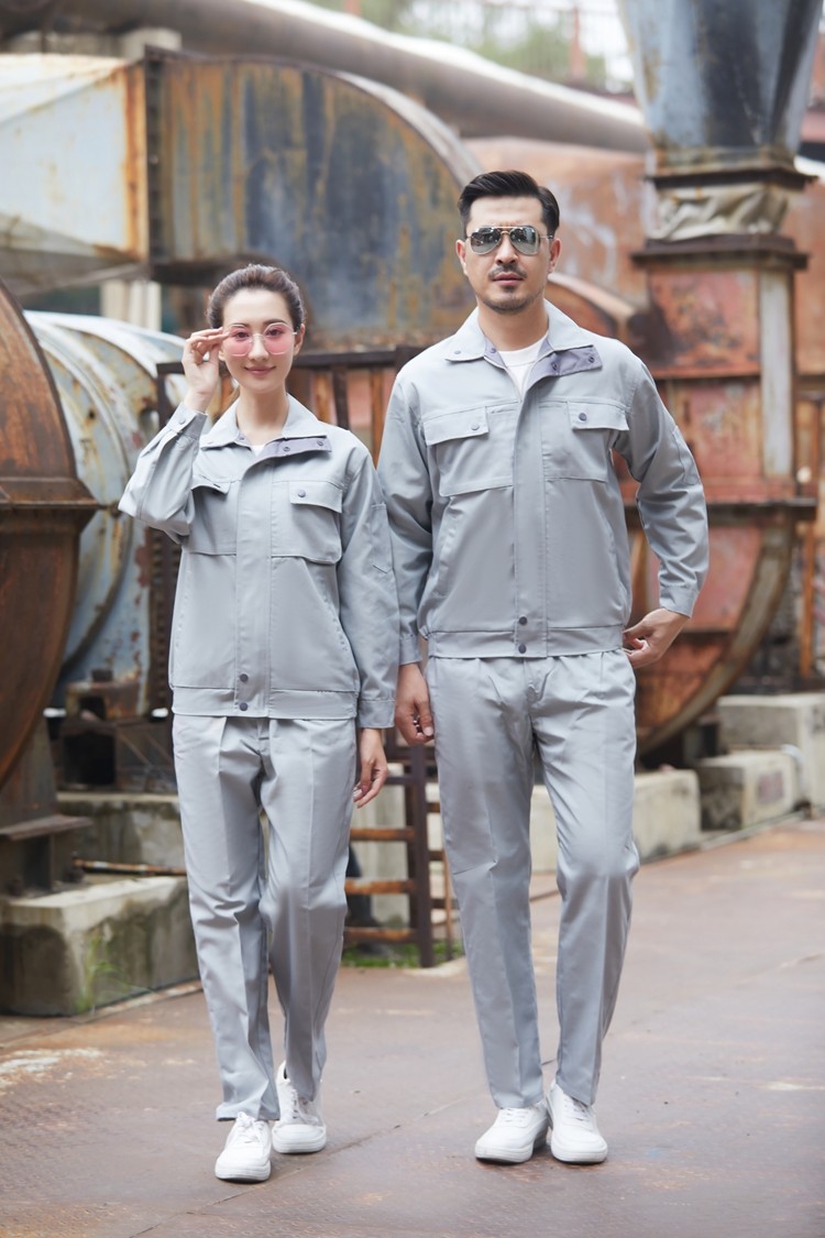 滌棉長(zhǎng)袖工作服定做